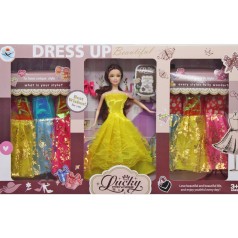 Кукла с гардеробом "Lucky Princess" (в желтом)