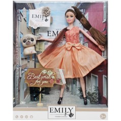 Лялька Emily арт. QJ099D (48шт/2)  з аксес, р-р ляльки - 29 см, короб.– 28.5*6.5*36 см