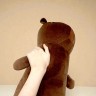 Мягкая игрушка обнимашка капибара 70 см.