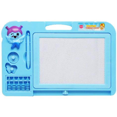 Дощечка для рисования с печатками, голубая