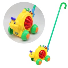 Каталка "Улитка" с ручкой (50 см)