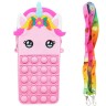 Сумочка "Pop IT: Единорожек", розовый
