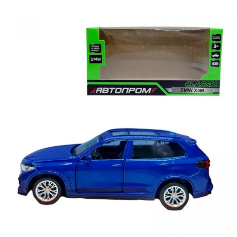 МАШИНКА АВТОПРОМ  BMW X5M (СИНЯЯ)