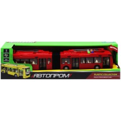 Троллейбус красный