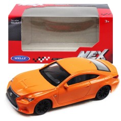 Машина металл 1:43 LEXUS RC оранжевая