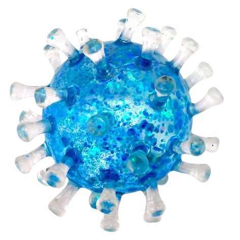 ІГРАШКА-АНТИСТРЕС ВІРУС  (БЛАКИТНА)