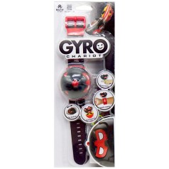 Часы - юла "Gyro chariot", черный