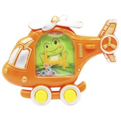 Водная игра с колечками "Вертолет", оранжевый