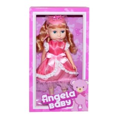 Кукла "Angela Baby" (в малиновом)