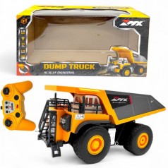 Спецтехніка на радіокеруванні “Самоскид”, металопластик, підсвічування, акум. 3.7V, USB-кабель, пульт 2.4 GHz, масштаб 1:18