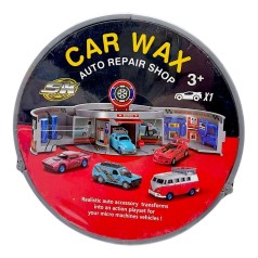 Паркинг "Автомастерская" с металлической машинкой (КОМАНДА ГОНЩИКОВ)