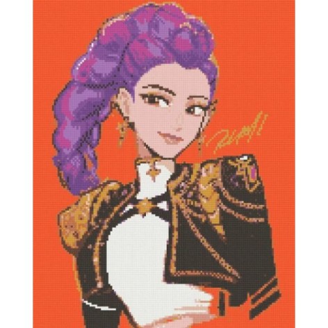 Алмазна мозаїка "K-pop. Demon Hunters" 40х50 см