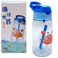 Поильник с трубочкой 350 мл, (КРАБ)