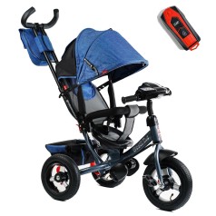 Велосипед 3-х кол. 3390 / 16-899 Best Trike (1) НАДУВНІ КОЛЕСА d=29см. переднє, d = 26см. задні, ФАРА З USB, пульт