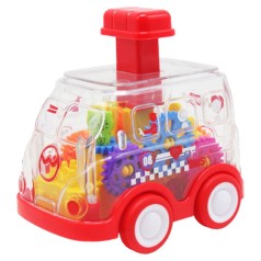 Заводная машинка "Press-to-go" (красная)