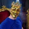 Маска Анонимус Гая Фокса золото