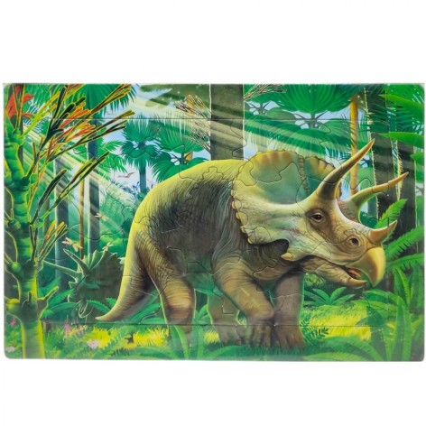 Пазл "Динозаври. Трицератопс"