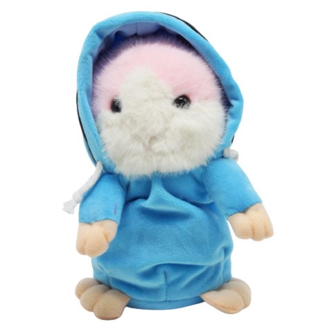 Интерактивная игрушка "Хомяк", в голубом