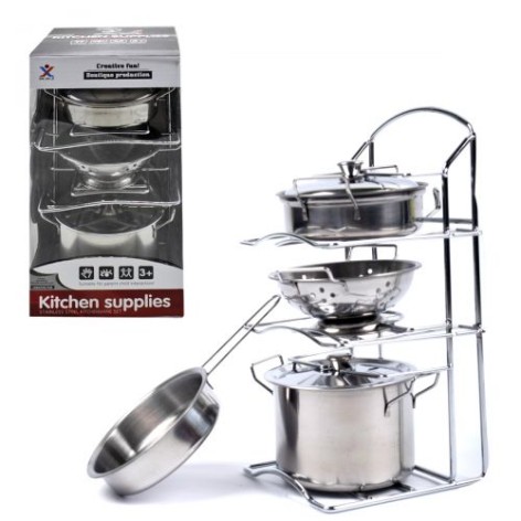 Набір металевого посуду "Kitchen Supplies"