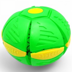 Мяч-трансформер, со светом "Flat Ball Disc: Мячик-фризби", салатовый