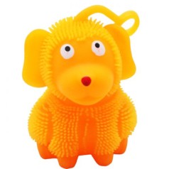 Игрушка со светом "Собачка", оранжевая