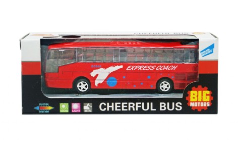 Автобус інерційний (червоний)