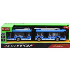 Тролейбус "Автопром", синий
