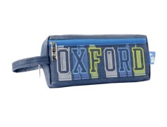 Пенал мягкий "Yes" синий, "Oxford" 20х9.5х5 см