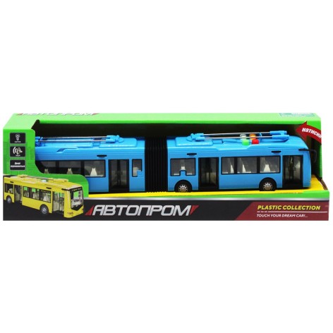 Троллейбус синий