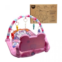 КОВРИК С ИГРОВЫМ ЦЕНТРОМ (РОЗОВЫЙ)