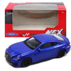 Машина металл 1:43 LEXUS RC синяя