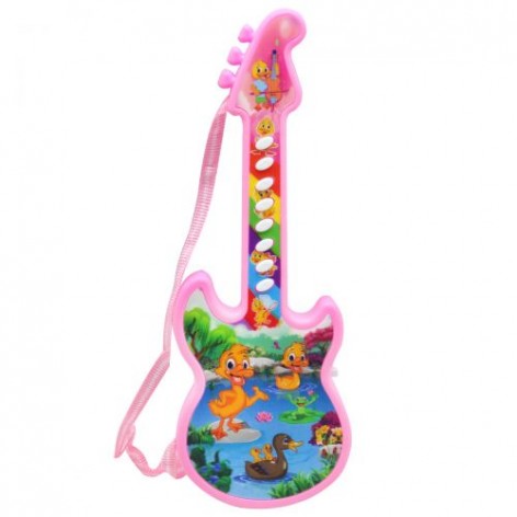 Музыкальная игрушка "Гитара", розовая