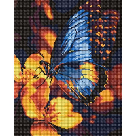 Алмазная мозаика "Мерцание крыльев" 40х50 см