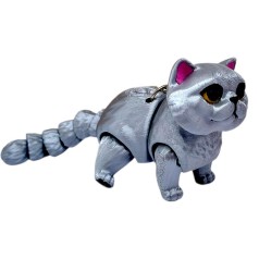 Брелок 3d печать "Кот шарнирный"