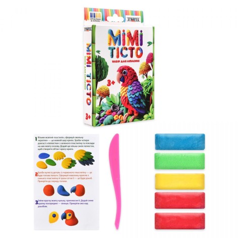 Набор для лепки "MIMI ТЕСТО. Попугай"