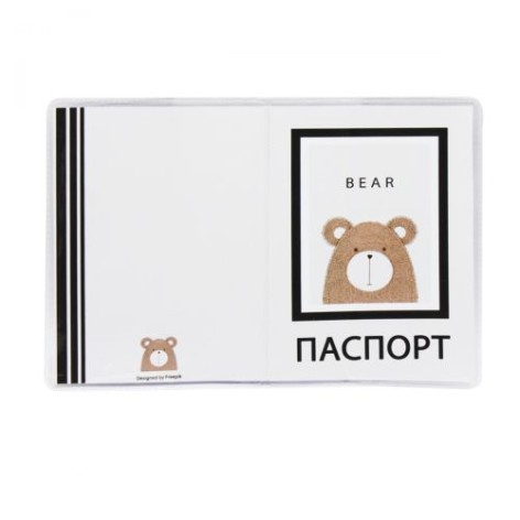 Обкладинка на паспорт "Ведмедик"