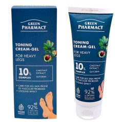 Крем-гель для ног "Green Pharmacy" 75 мл, тонизирующий, для усталых ног
