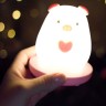 Ночник детский "Свинка" портативный, зарядка от USB