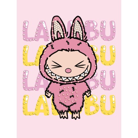 Набор с алмазной мозаикой "ОНА ЛАБУБУ" 15x20см