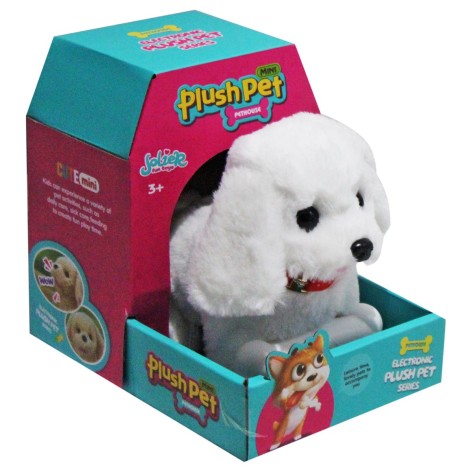 Собака интерактивная "Plush Pet" белая