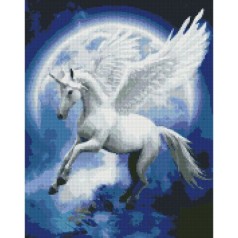 Алмазная мозаика "Созвездие единорога" 40х50см