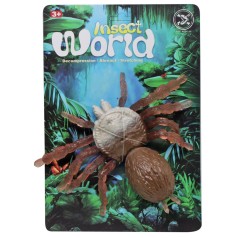Паук резиновый "Insect world" (коричневый)