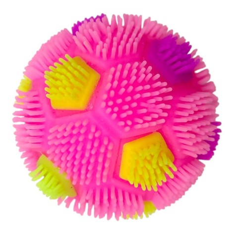 Їжачок, що світиться Футбол 7 см (РОЖЕВИЙ)