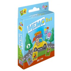 Игра детская настольная «Мемо 2 в 1», укр