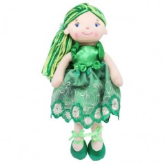 Кукла мягкая, зеленый