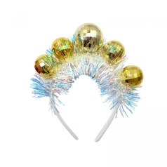 Новогодний обруч блеск праздника 19 см