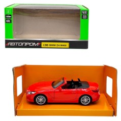 Машинка металлическая "АВТОПРОМ. 1:38 BMW Z4 M40i" (КРАСНАЯ)