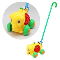 Каталка "Слоненок" с ручкой (50 см)