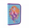 Пенал школьный жесткий "Smart" одинарный с клапаном "Mermaid"
