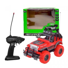 Машина на радиоуправлении "АВТОПРОМ. ДЖИП" (КРАСНЫЙ)